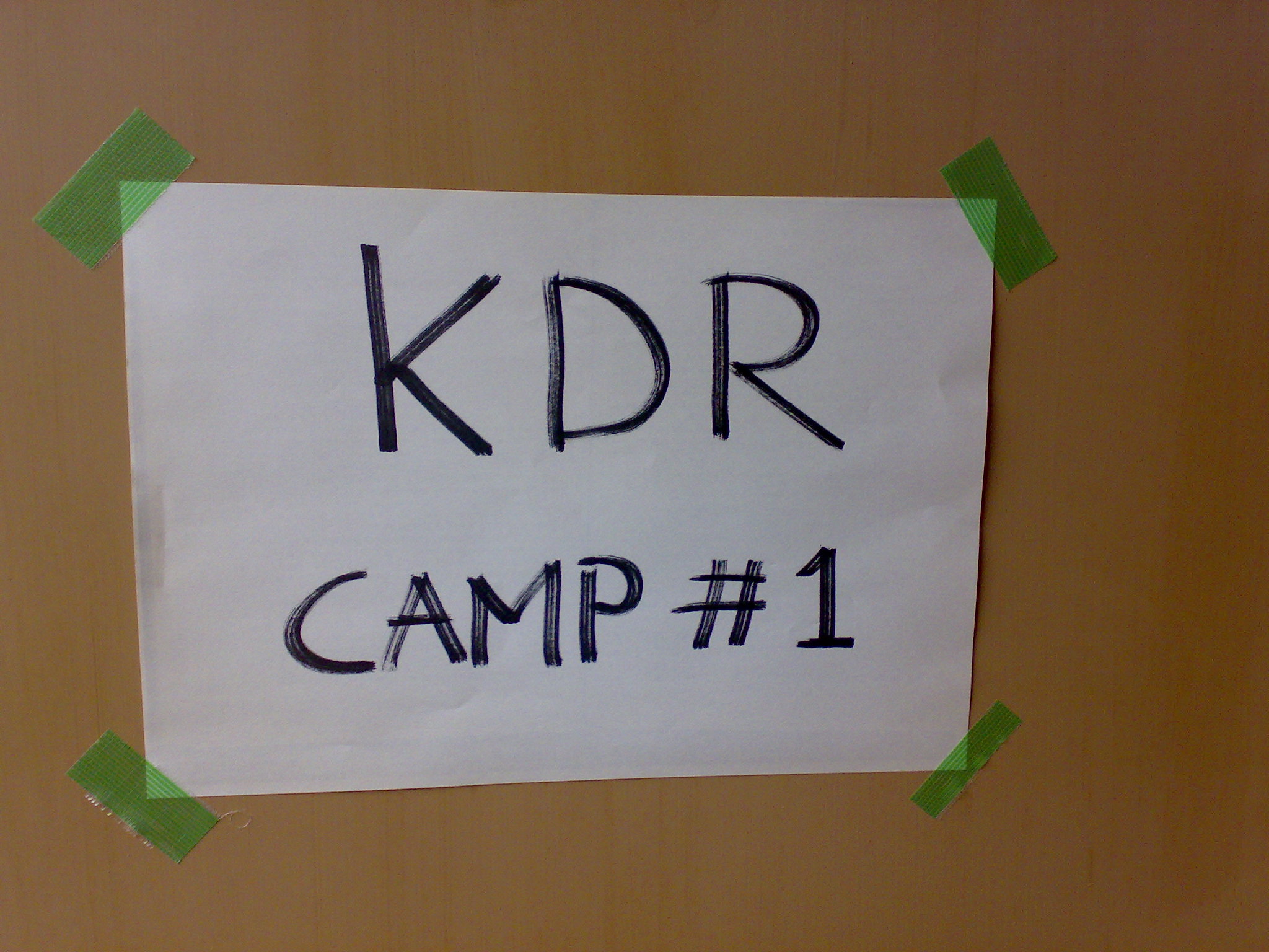 KDR Camp #1