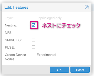 機能ダイアログ