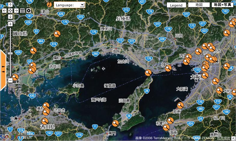 姫路周辺のFON Map