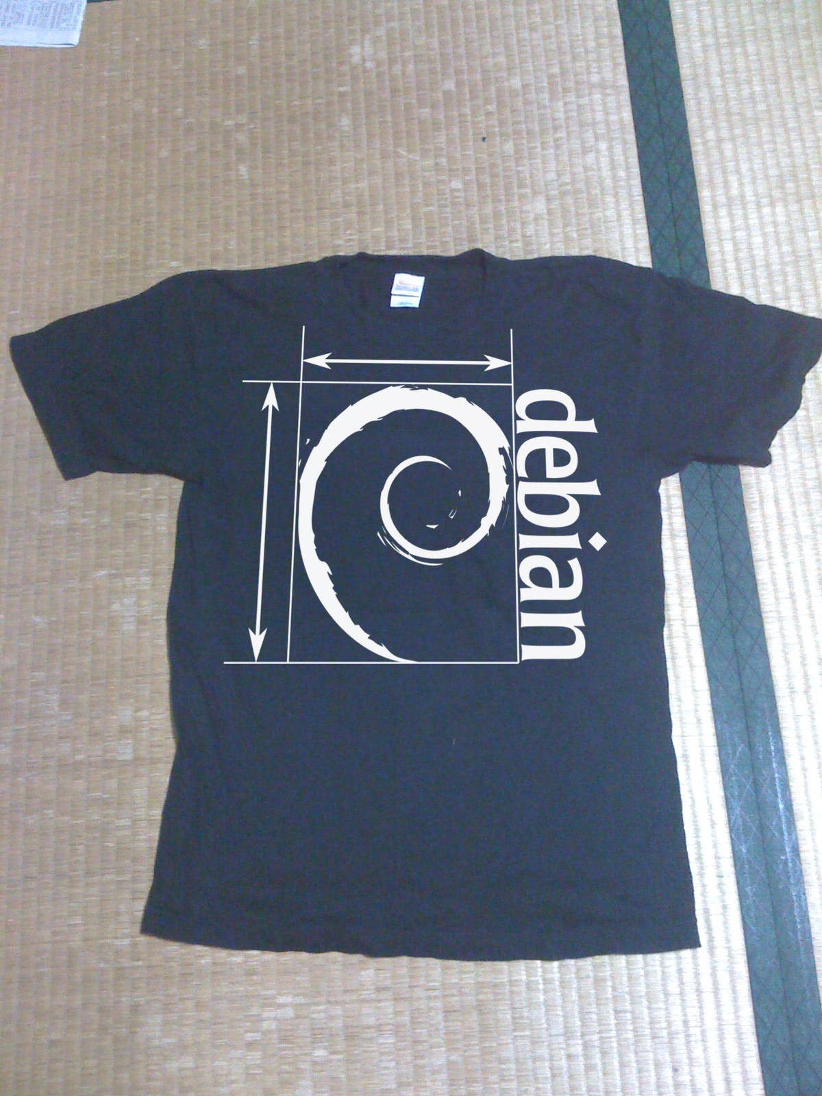 Debian Tシャツの案