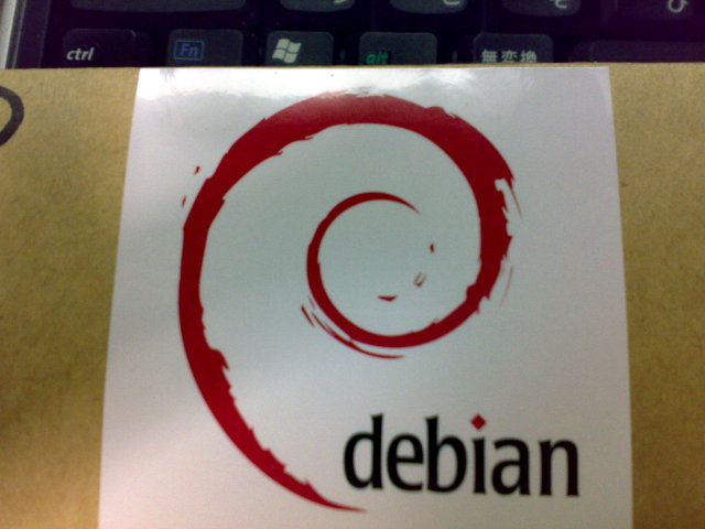 Debianステッカー